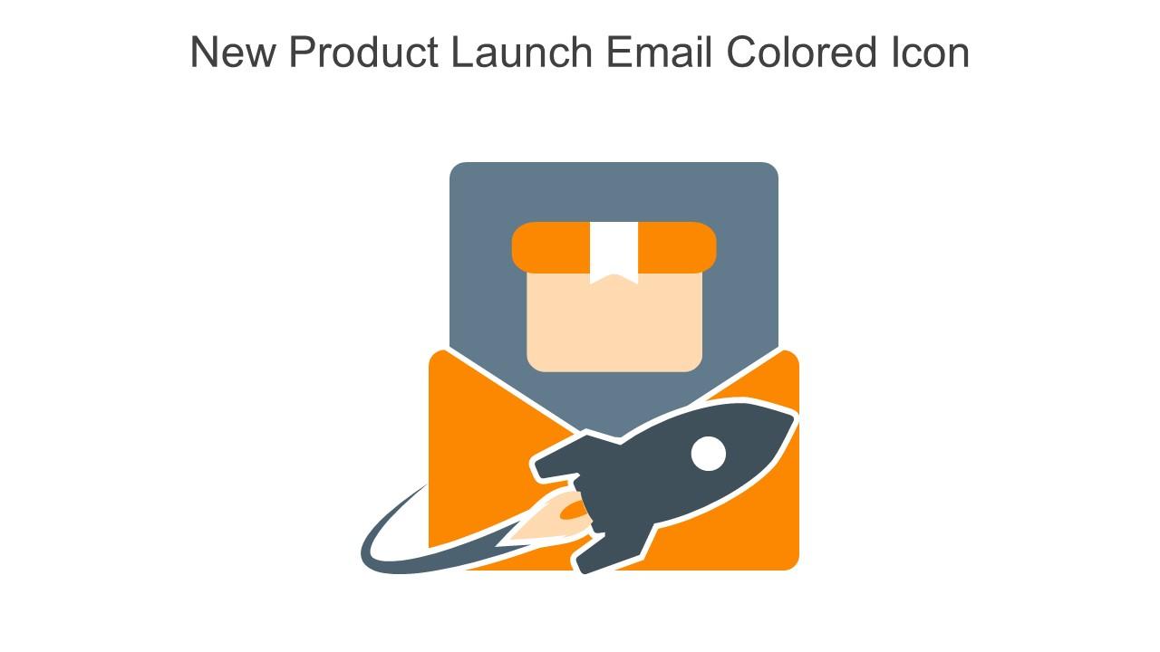 New Product Launch Email Colored Icon In Powerpoint Pptx Png And Editable Eps Format Slide01