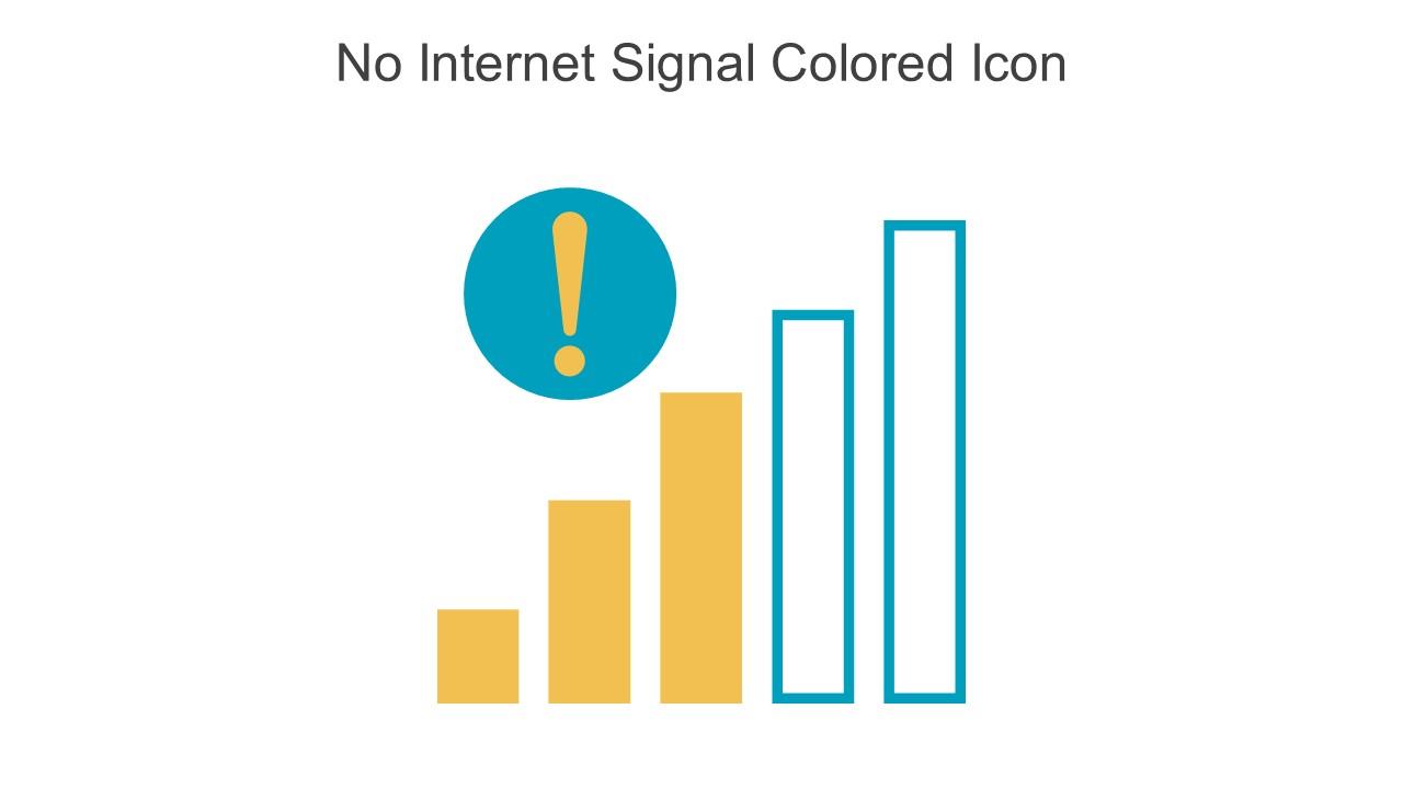No Internet Signal Colored Icon In Powerpoint Pptx Png And Editable Eps Format