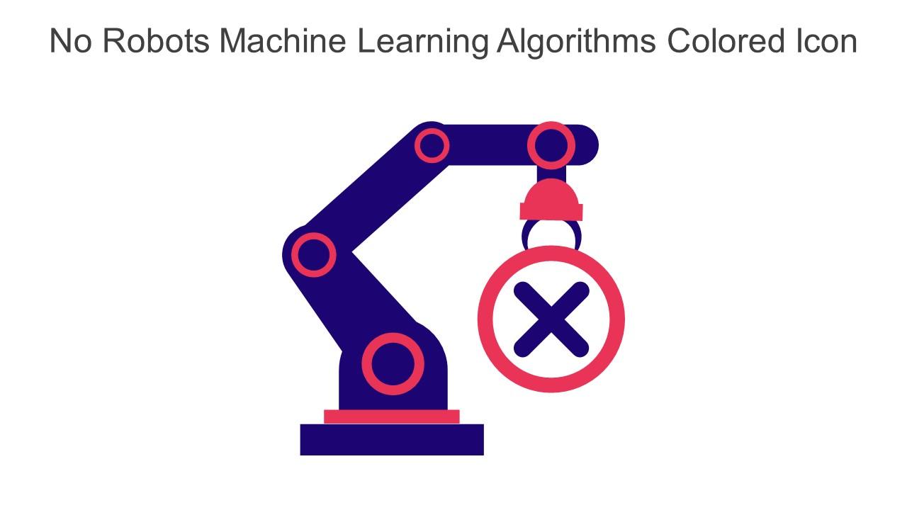 No Robots Machine Learning Algorithms Colored Icon In Powerpoint Pptx Png And Editable Eps Format