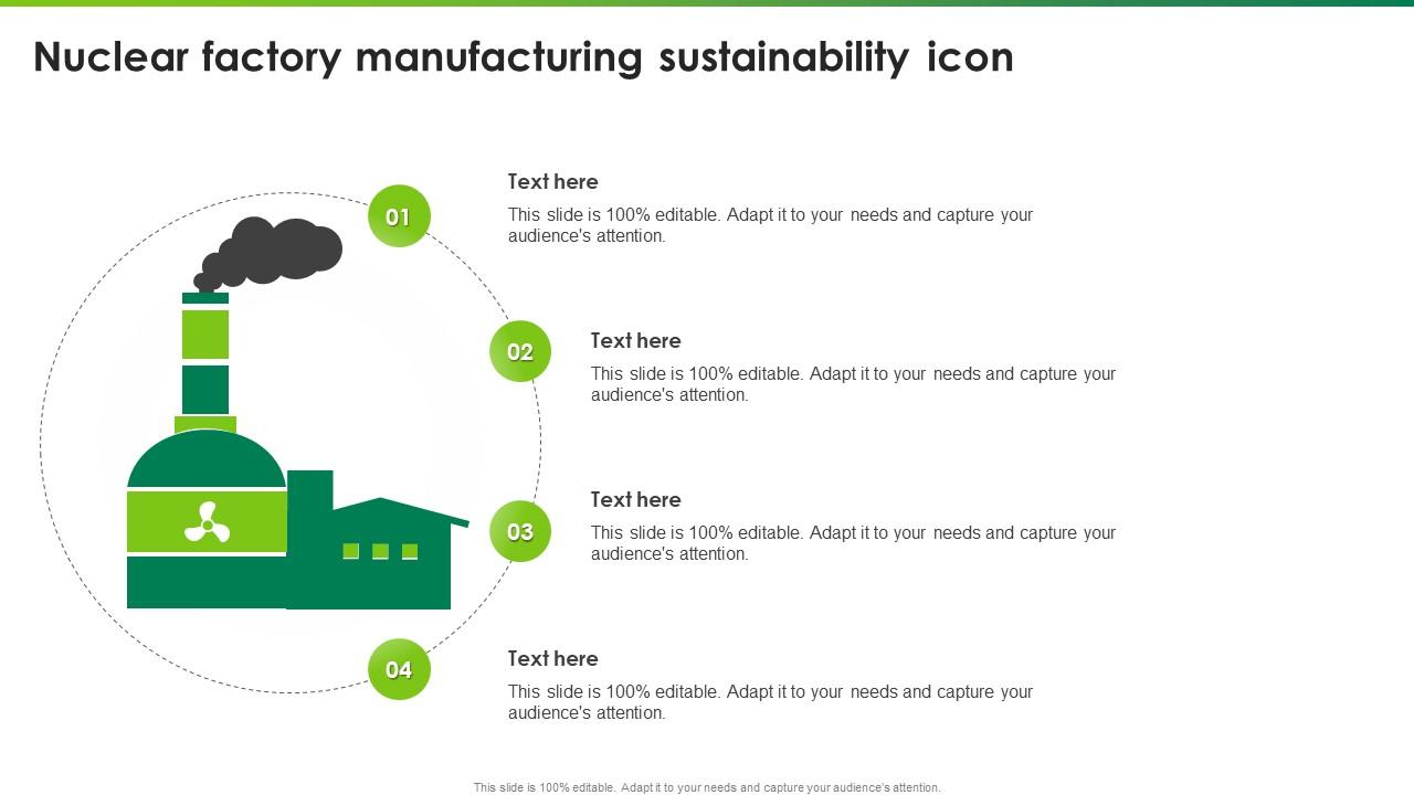 Nuclear Factory Manufacturing Sustainability Icon Slide01