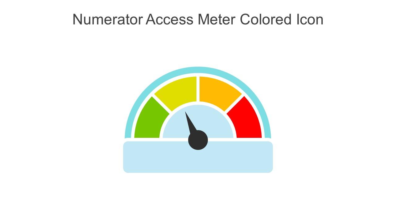 Numerator Access Meter Colored Icon In Powerpoint Pptx Png And Editable Eps Format Slide01