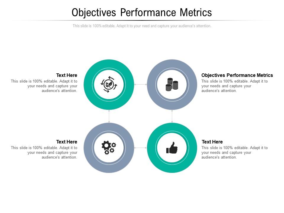 Objectives performance metrics ppt powerpoint presentation icon outline cpb Slide01