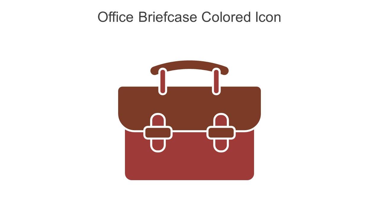 Office Briefcase Colored Icon In Powerpoint Pptx Png And Editable Eps Format