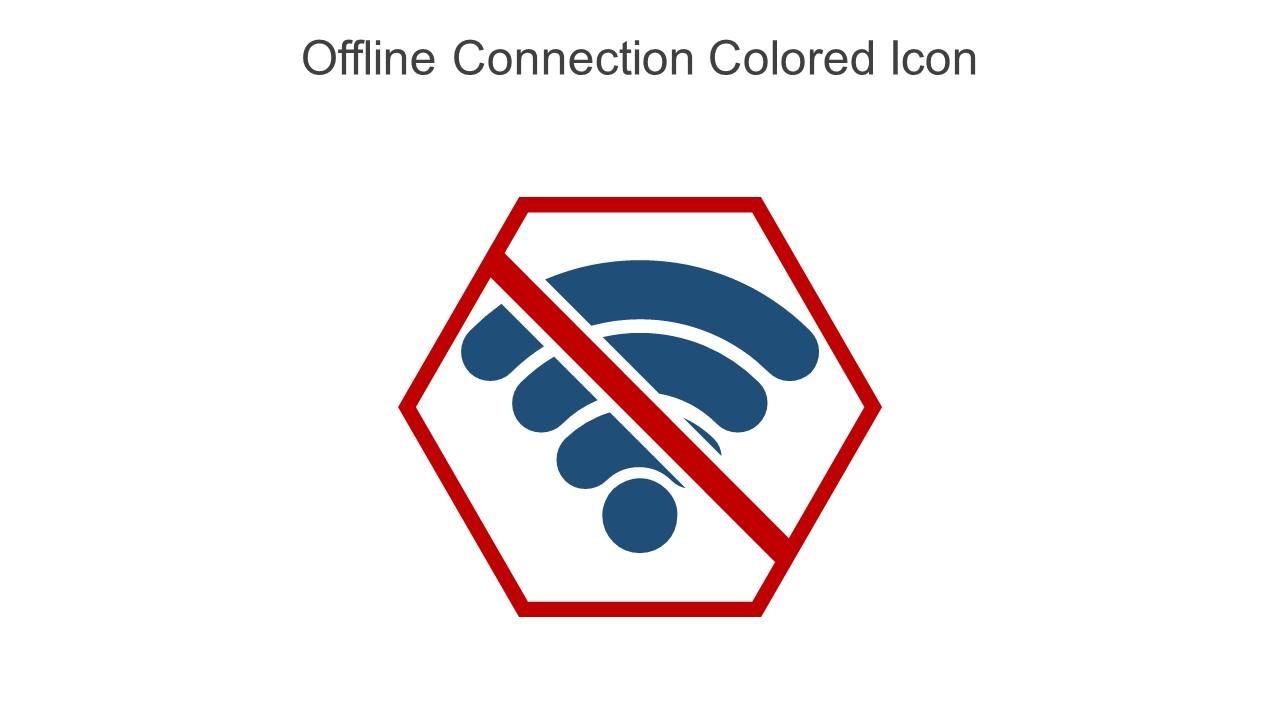 Offline Connection Colored Icon In Powerpoint Pptx Png And Editable Eps Format Slide01