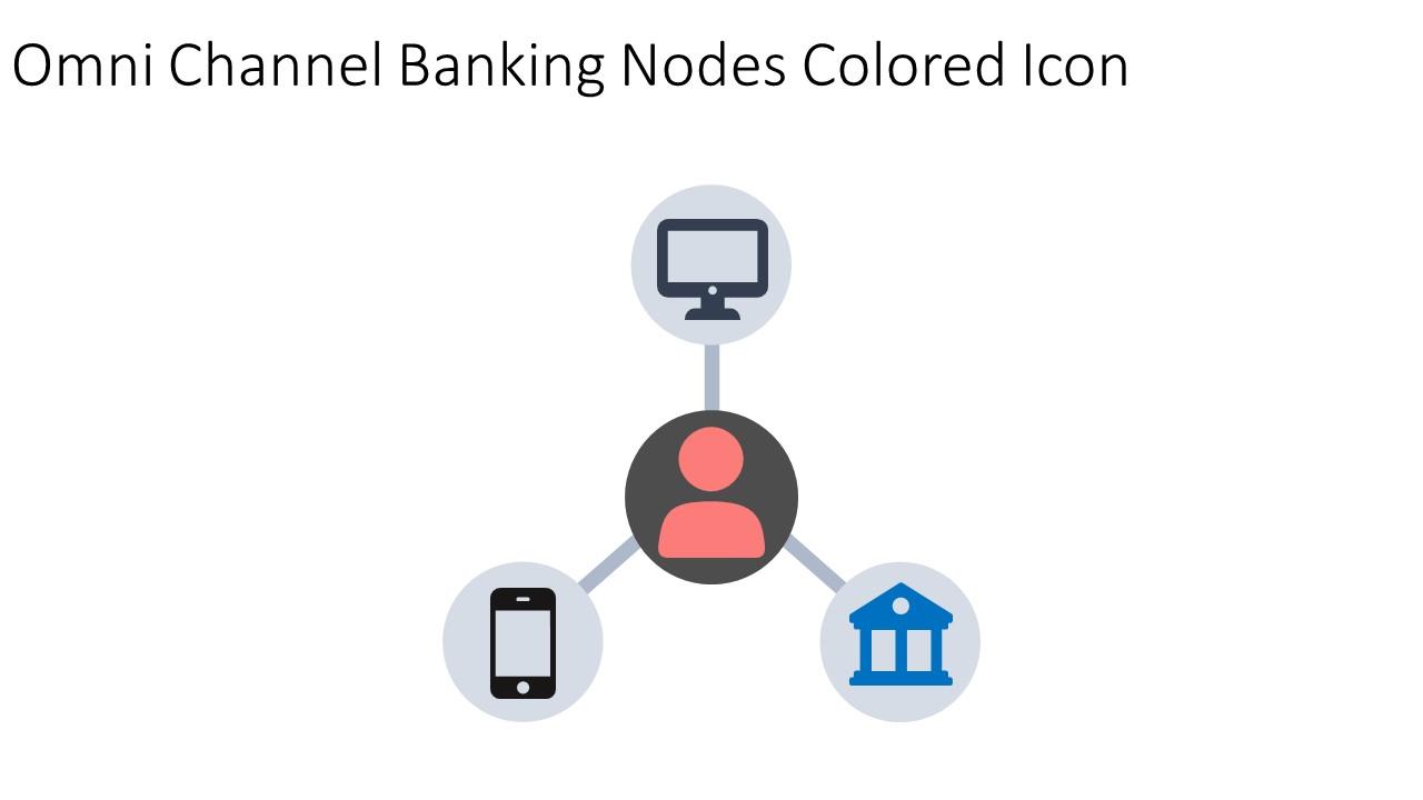 Omni Channel Banking Nodes Colored Icon In Powerpoint Pptx Png And Editable Eps Format Slide01