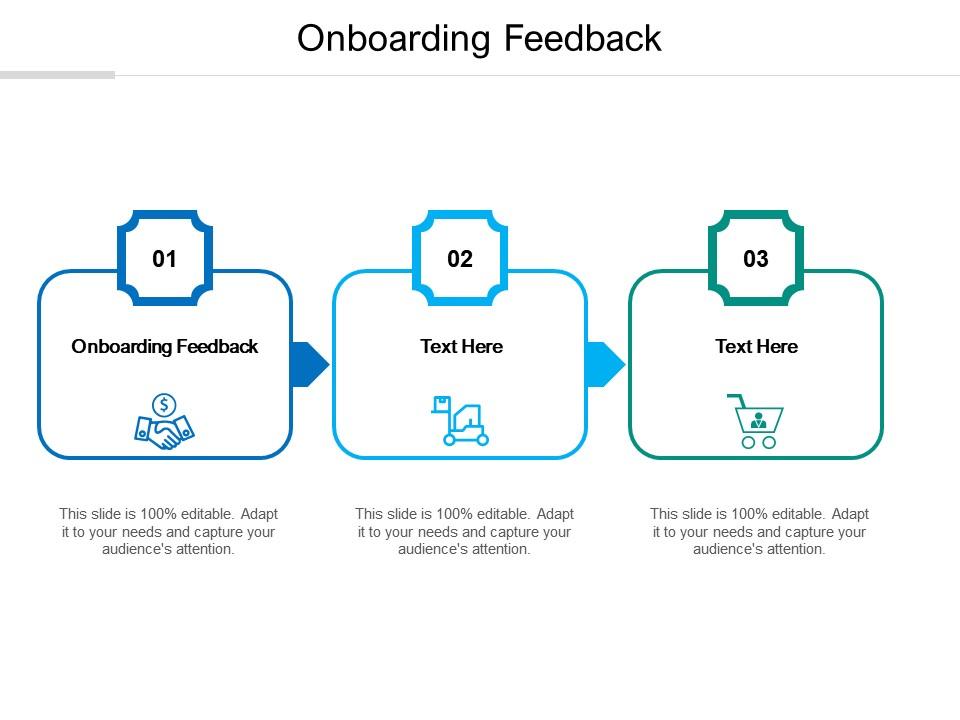Onboarding feedback ppt powerpoint presentation icon files cpb Slide01