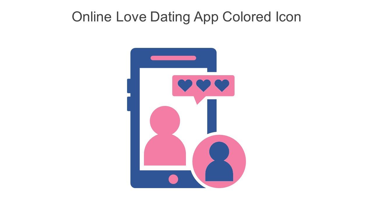 Online Love Dating App Colored Icon In Powerpoint Pptx Png And Editable Eps Format