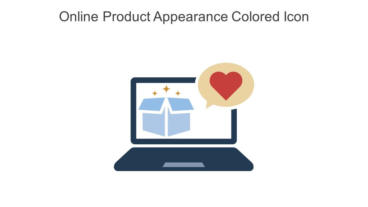 Online Product Appearance Colored Icon In Powerpoint Pptx Png And Editable Eps Format Slide01