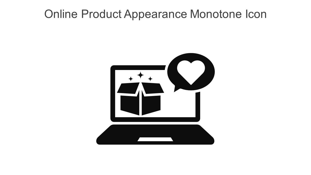 Online Product Appearance Monotone Icon In Powerpoint Pptx Png And Editable Eps Format Slide01