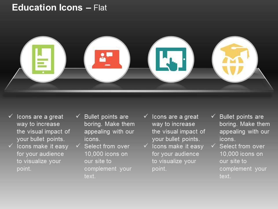 Online teacher report global degree education ppt icons graphics Slide01