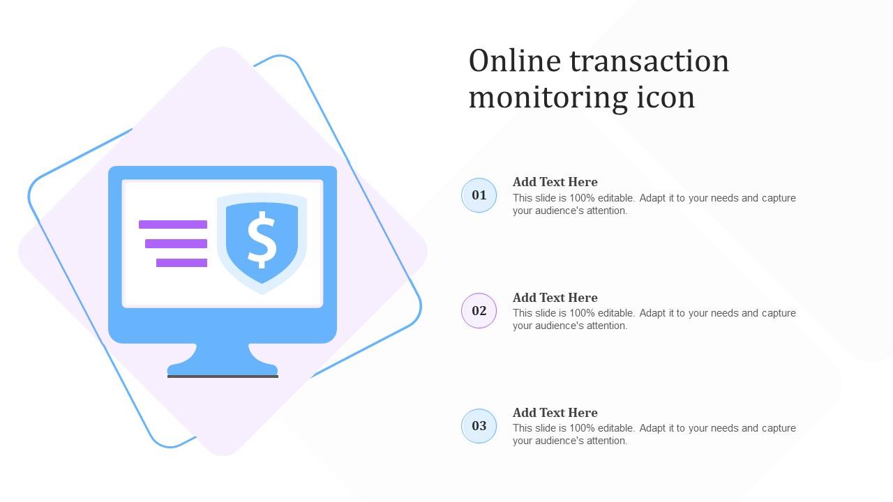 Online Transaction Monitoring Icon Slide01