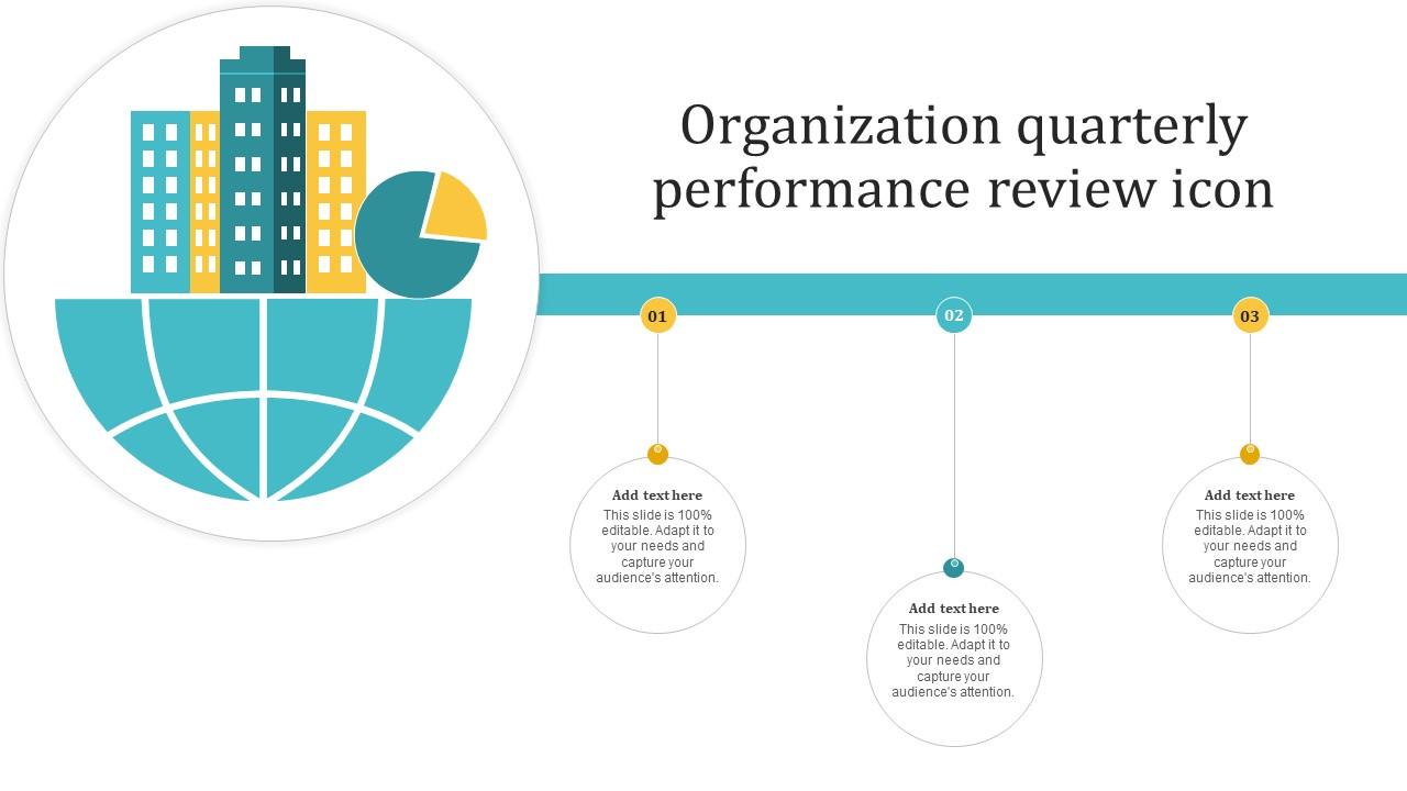 Organization Quarterly Performance Review Icon Slide01