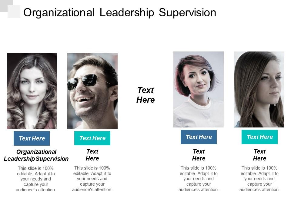 Organizational leadership supervision ppt powerpoint presentation icon deck cpb Slide01