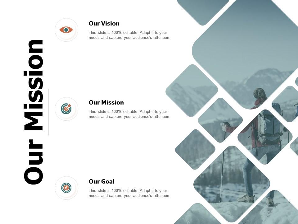 Our mission and vision goal d261 ppt powerpoint presentation icon samples Slide01