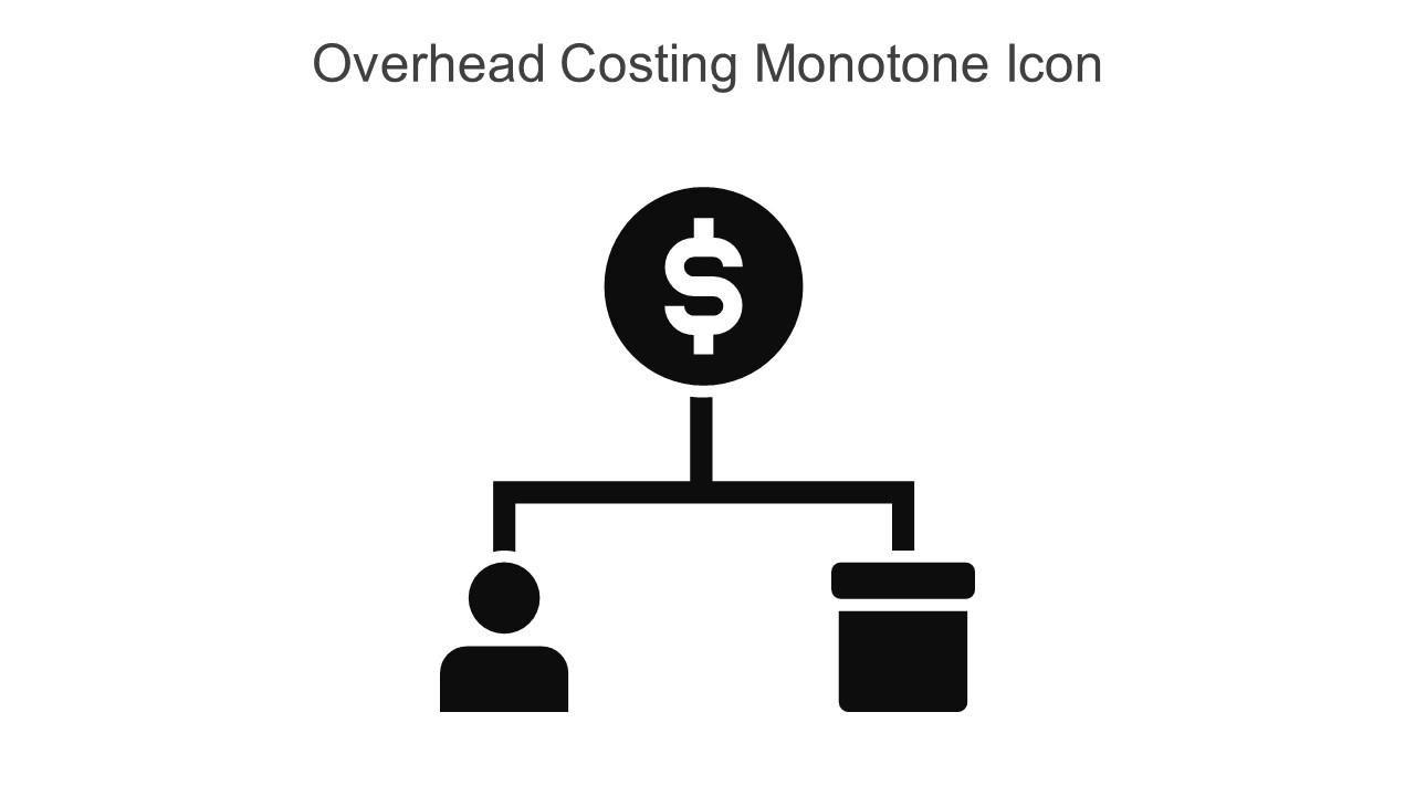 Overhead Costing Monotone Icon In Powerpoint Pptx Png And Editable Eps Format