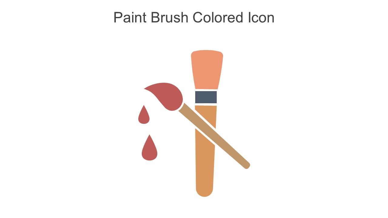 Paint Brush Colored Icon In Powerpoint Pptx Png And Editable Eps Format Slide01