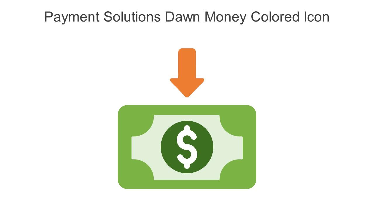 Payment Solutions Dawn Money Colored Icon In Powerpoint Pptx Png And Editable Eps Format