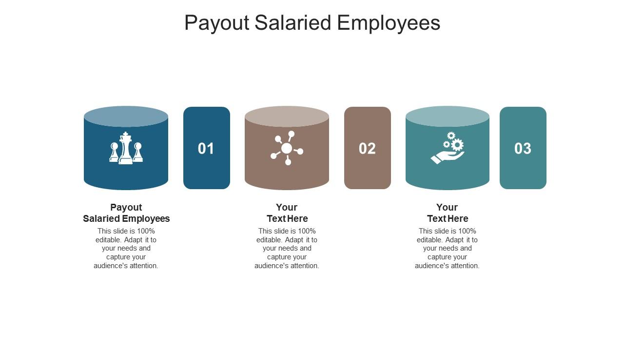 Payout salaried employees ppt powerpoint presentation professional icons cpb Slide01