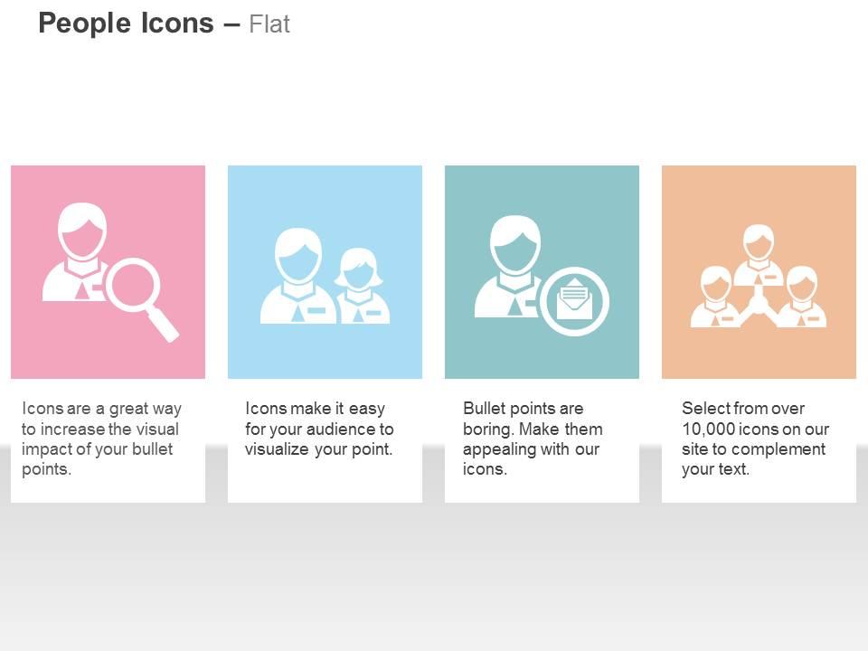 People magnifier team networking communication ppt icons graphics Slide01