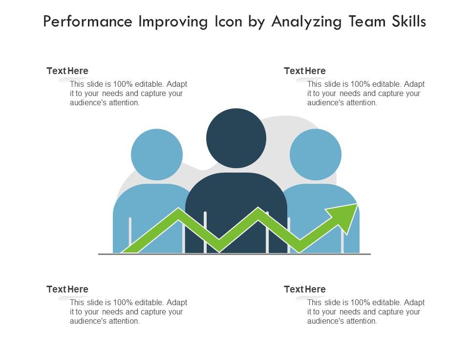 Performance improving icon by analyzing team skills Slide01