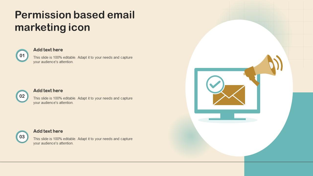 Permission Based Email Marketing Icon