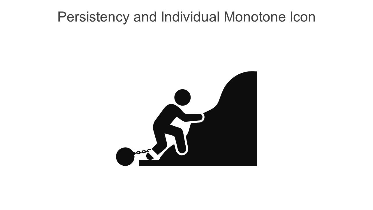 Persistency And Individual Monotone Icon In Powerpoint Pptx Png And Editable Eps Format Slide01