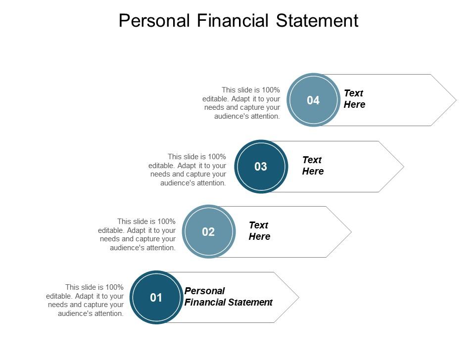 Personal financial statement ppt powerpoint presentation icon example cpb Slide01