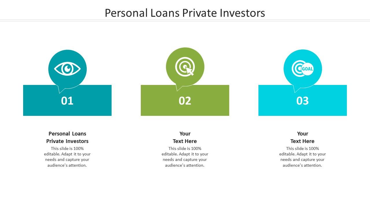 Personal loans private investors ppt powerpoint presentation slides icon cpb Slide01
