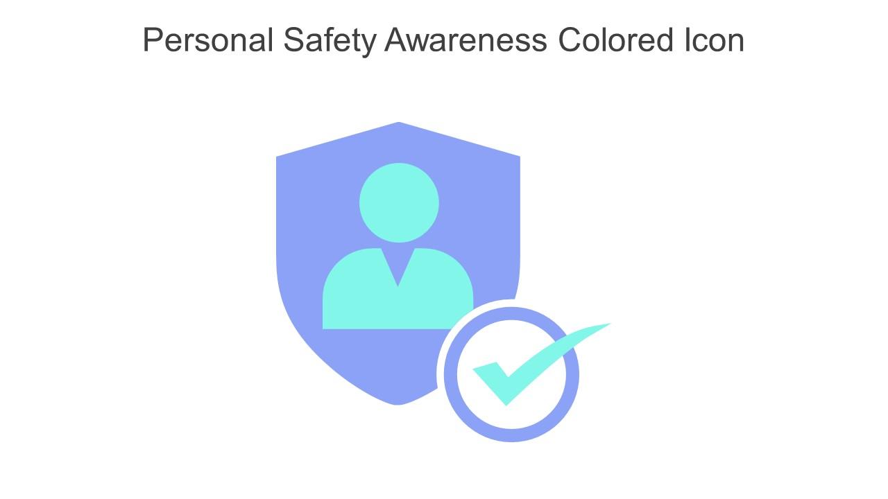 Personal Safety Awareness Colored Icon In Powerpoint Pptx Png And Editable Eps Format