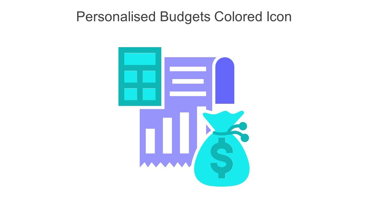 Personalised Budgets Colored Icon In Powerpoint Pptx Png And Editable Eps Format Slide01