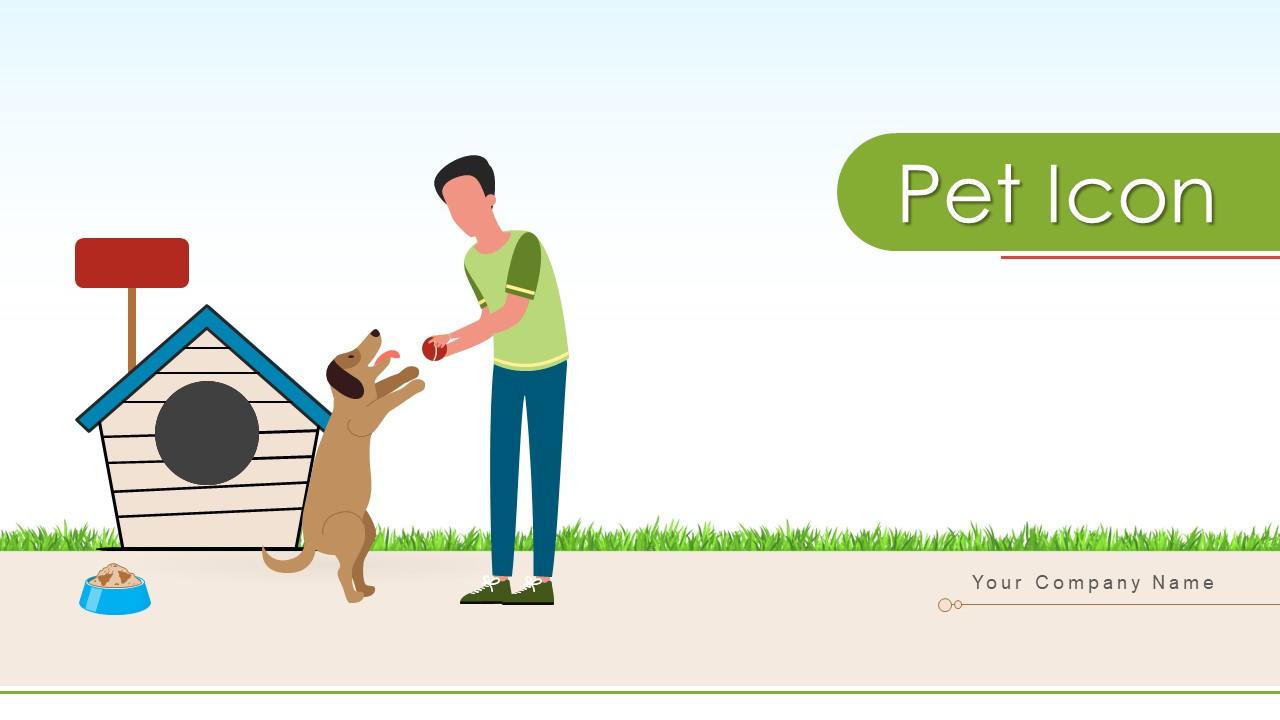 Pet Icon Powerpoint Ppt Template Bundles Slide01