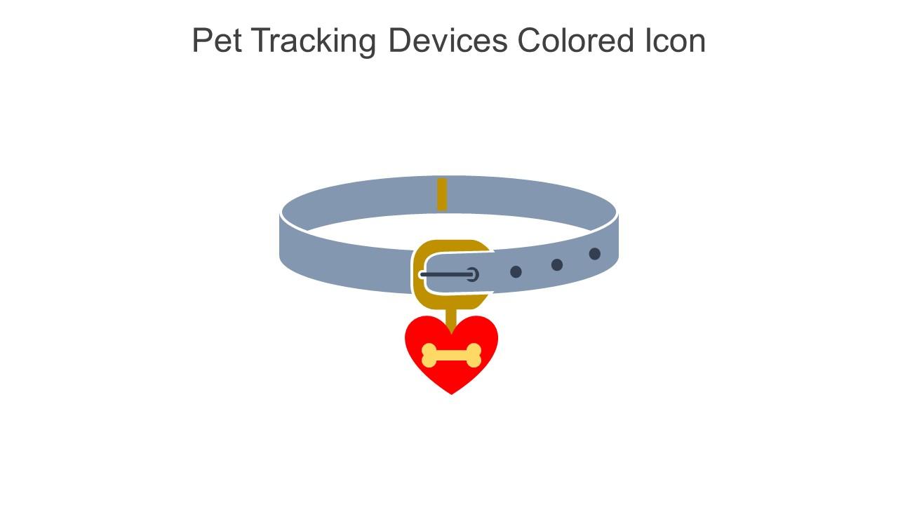 Pet Tracking Devices Colored Icon In Powerpoint Pptx Png And Editable Eps Format
