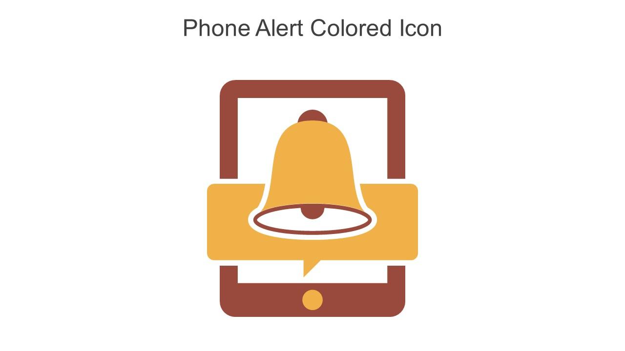Phone Alert Colored Icon In Powerpoint Pptx Png And Editable Eps Format