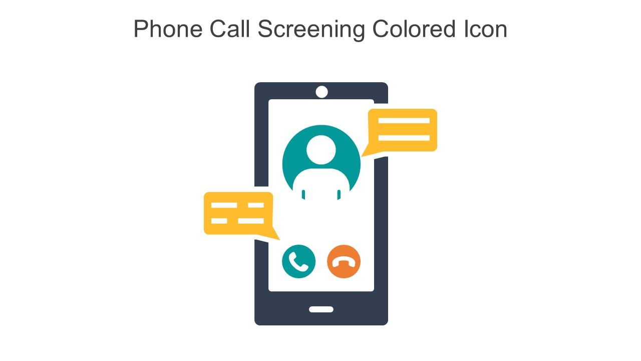 Phone Call Screening Colored Icon In Powerpoint Pptx Png And Editable Eps Format Slide01