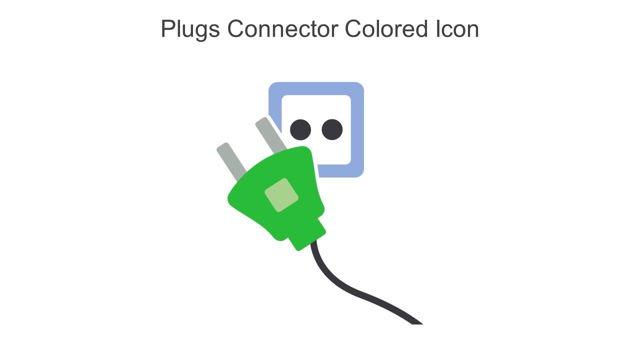 Plugs Connector Colored Icon In Powerpoint Pptx Png And Editable Eps Format