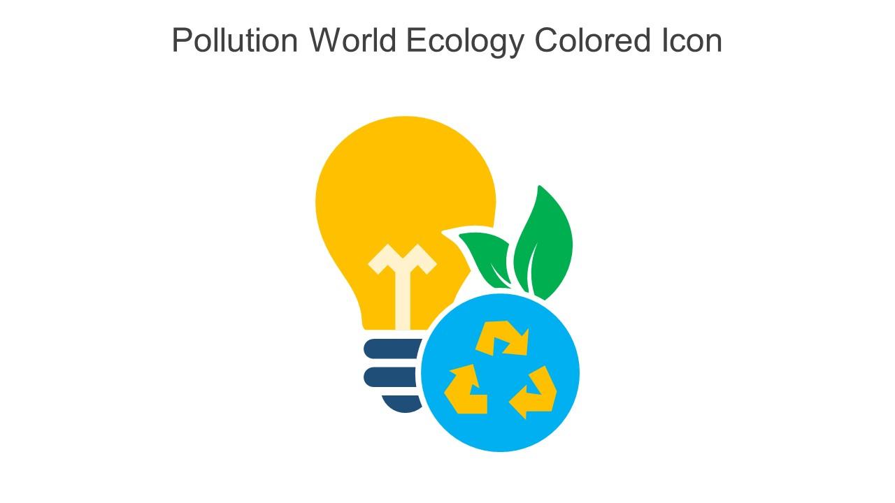 Pollution World Ecology Colored Icon In Powerpoint Pptx Png And Editable Eps Format