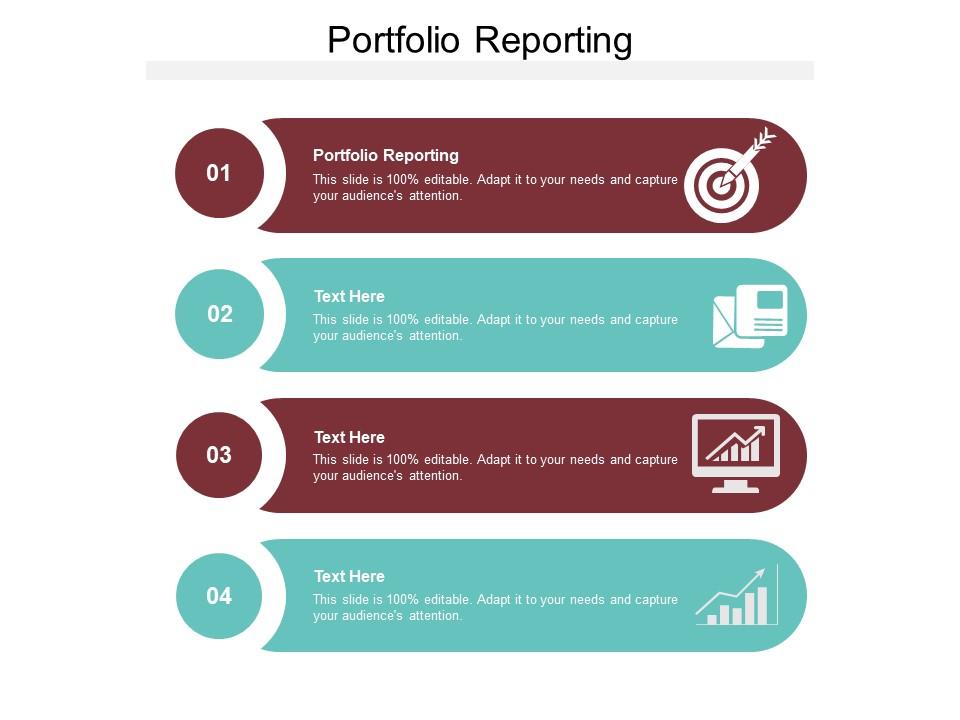 Portfolio reporting ppt powerpoint presentation icon rules cpb Slide01