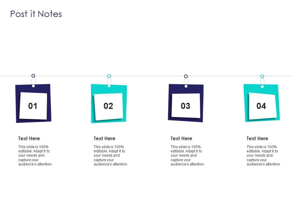Post it notes creative agency ppt icon infographic template Slide01