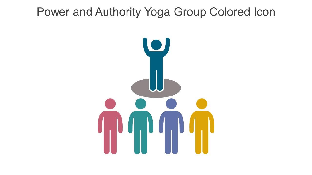 Power And Authority Yoga Group Colored Icon In Powerpoint Pptx Png And Editable Eps Format Slide01