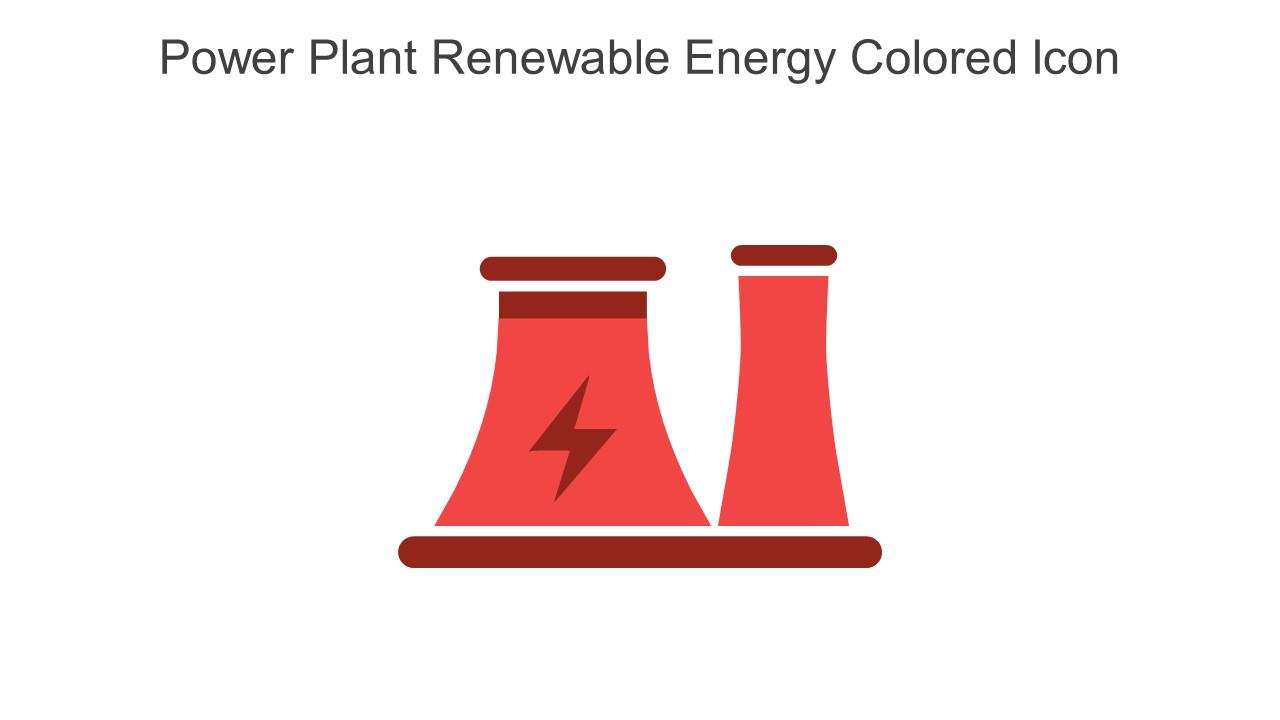 Power Plant Renewable Energy Colored Icon In Powerpoint Pptx Png And Editable Eps Format