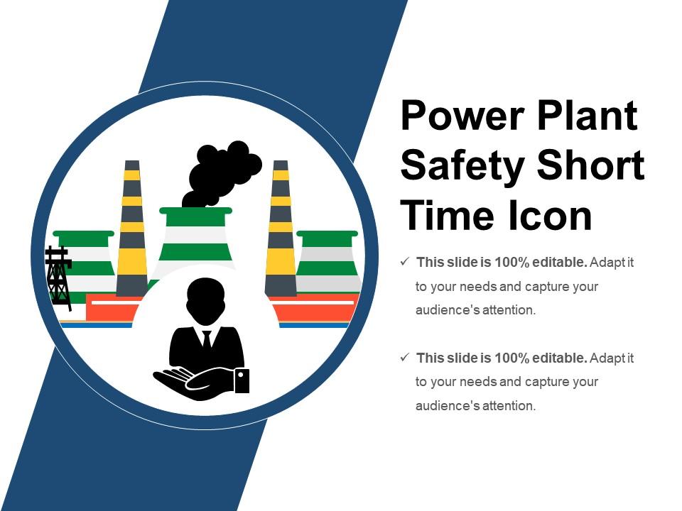 Power plant safety short time icon Slide01