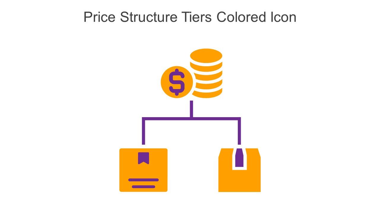 Price Structure Tiers Colored Icon In Powerpoint Pptx Png And Editable Eps Format