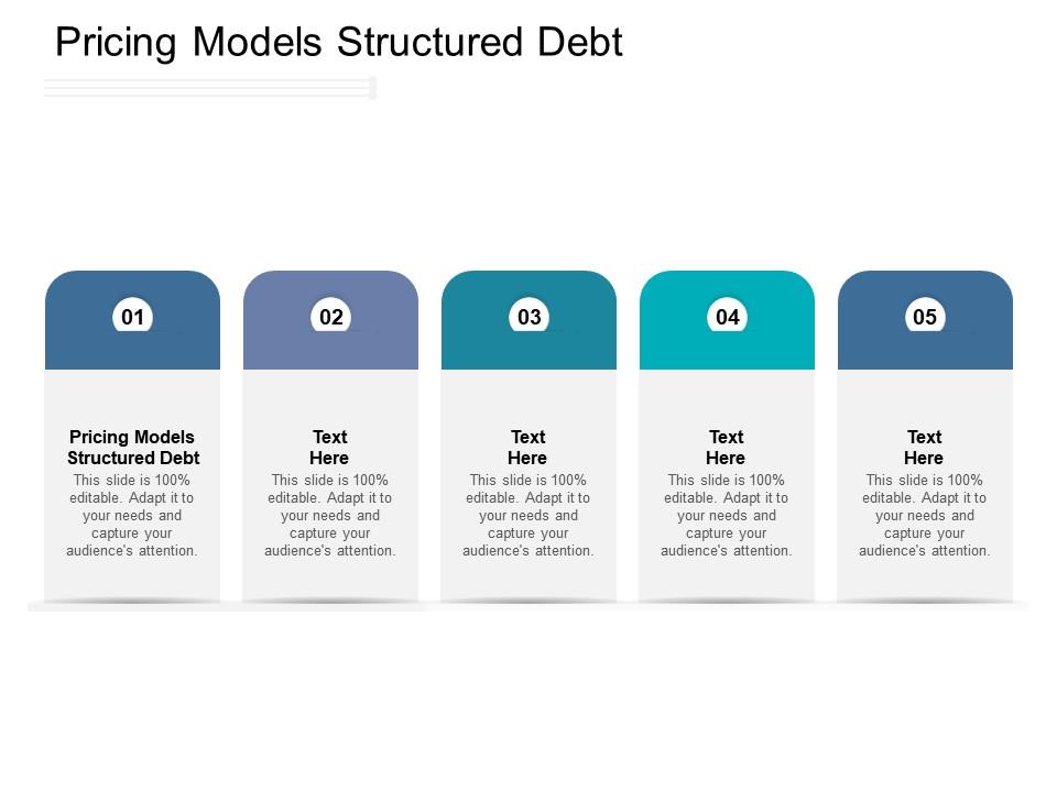 Pricing models structured debt ppt powerpoint presentation icon files cpb Slide01