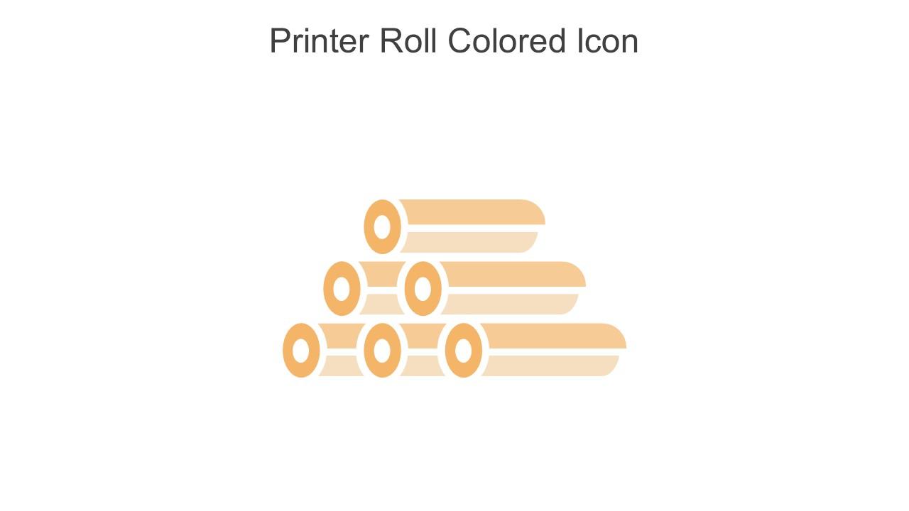 Printer Roll Colored Icon In Powerpoint Pptx Png And Editable Eps Format