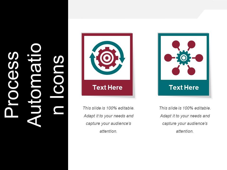 Process automation icons powerpoint slides Slide01