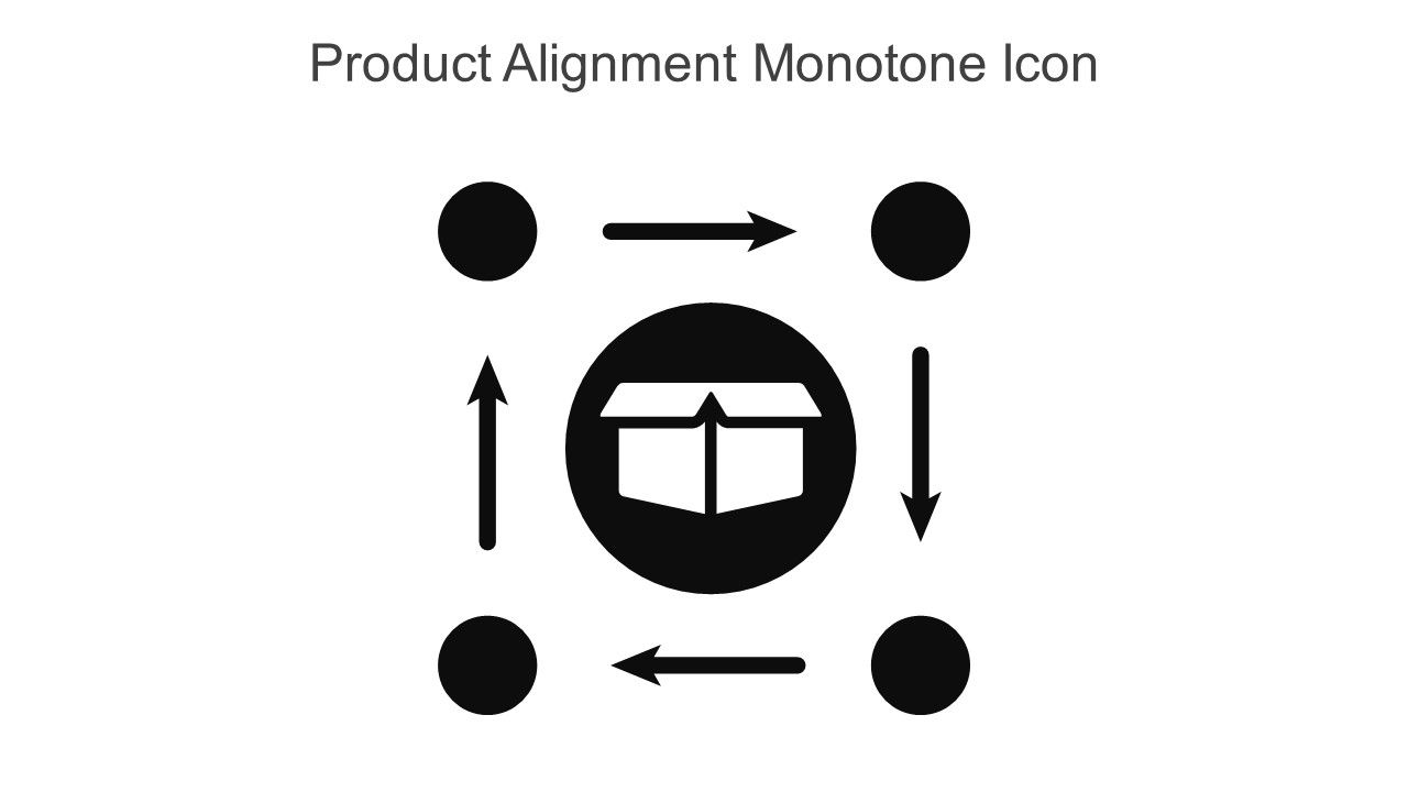 Product Alignment Monotone Icon In Powerpoint Pptx Png And Editable Eps Format Slide01