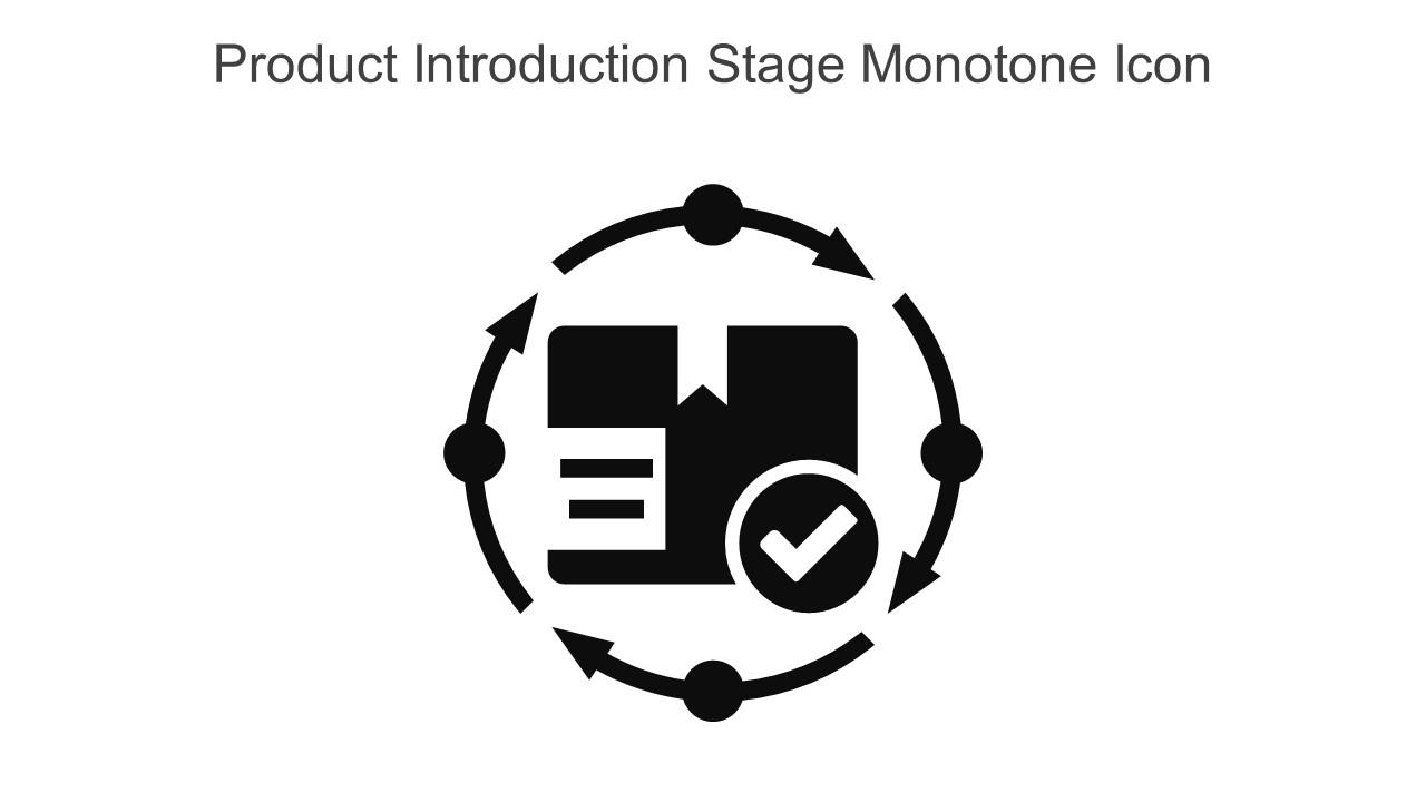 Product Introduction Stage Monotone Icon In Powerpoint Pptx Png And Editable Eps Format Slide01