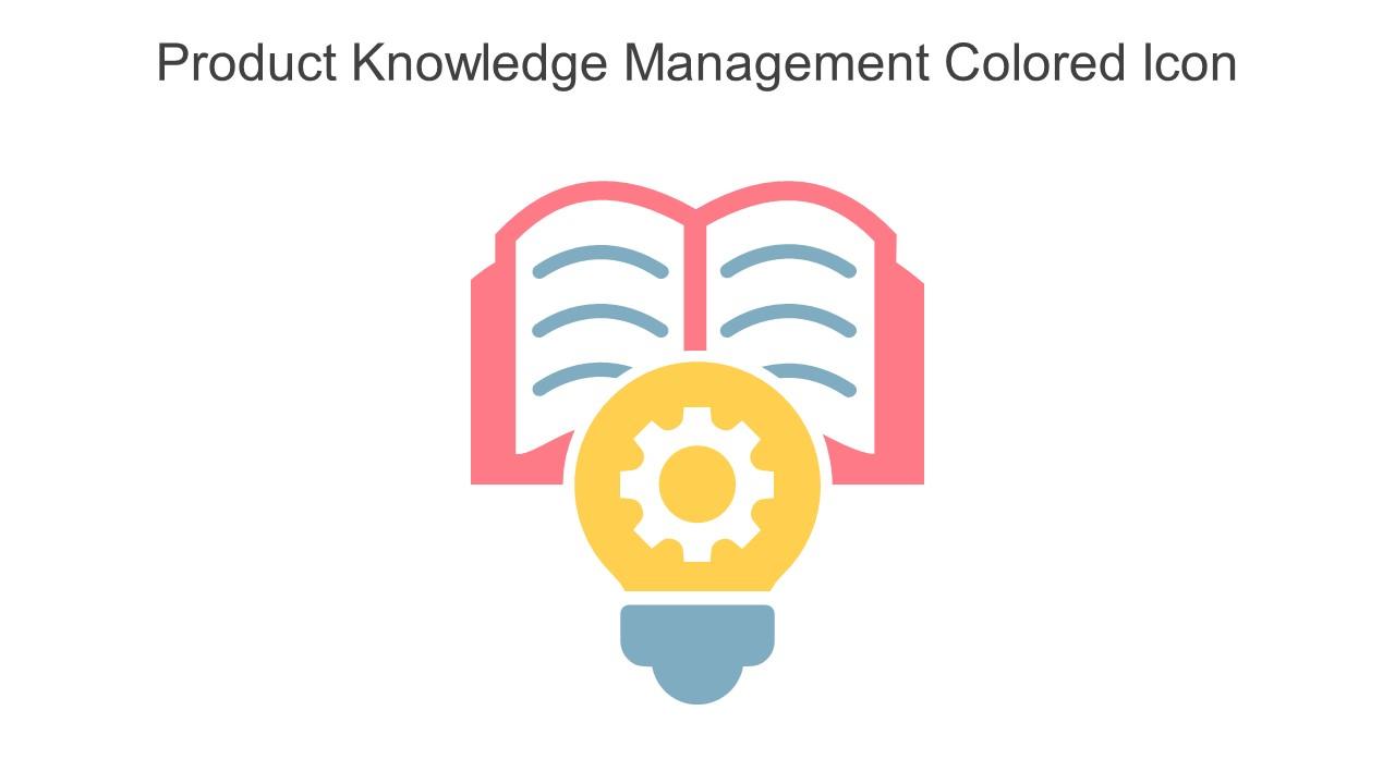 Product Knowledge Management Colored Icon In Powerpoint Pptx Png And Editable Eps Format Slide01