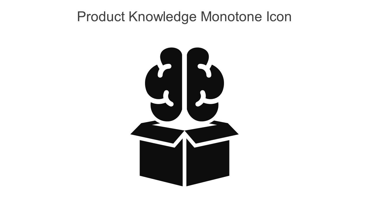 Product Knowledge Monotone Icon In Powerpoint Pptx Png And Editable Eps Format Slide01