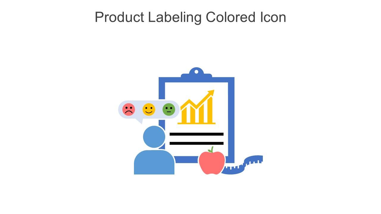 Product Labeling Colored Icon In Powerpoint Pptx Png And Editable Eps Format